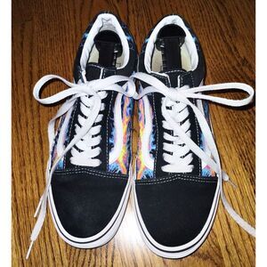 Vans Old Skool "Electric Flame" Skate-Style Sneaker (Size: Men's 7.5, Women's 9)